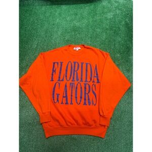 Men's size L vintage 80s university of Florida gators orange sweatshirt script